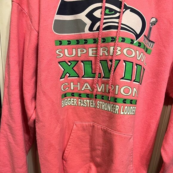 SEATTLE SEAHAWKS  Super Bowl  Champion NFL XLV111 C PORT Sweatshirt  Women’s S - Picture 2 of 10